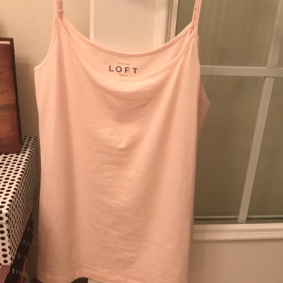 LOFT Tops - Loft pink tank top